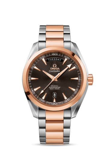 Omega Seamaster Aqua Terra 150m Co-Axial 41.5 Day-Date Stainless Steel / Red Gold / Grey / Bracelet